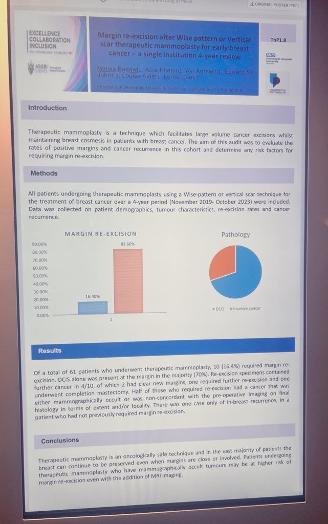 Fantastic congress meeting <a href="/asgbi/">ASGBI</a> this year.
Great talks, location and weather! 
Talking poster presentation ✅
#ASGBI2024 #Belfast #breastcancer 
<a href="/PHU_NHS/">Portsmouth Hospitals University NHST</a> 
Also fantastic MDT session by <a href="/ABSGBI/">ABS</a>