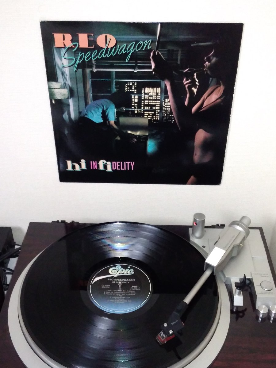 REO Speedwagon - Hi Infidelity (1980) 
#nowspinning #NowPlaying️ #アナログレコード
#vinylrecords #vinylcommunity #vinylcollection 
#classicrock #hardrock #AOR 
#REOSpeedwagon