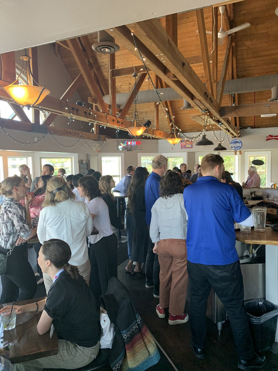 PIBCExecDir's tweet photo. That’s a wrap! We’re winding down & having a cheer at the Lighthouse Pub on the Nanaimo waterfront to close out the 2024 BC Land Summit conference. Thanks to all attendees, presenters, sponsors & volunteers who participated! #2024BCLS #2024BCLandSummit https://t.co/DoCJQnmAZS