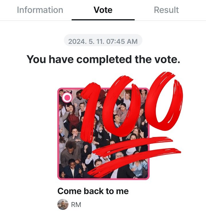 ARMY?! PLEASE VOTE COME BACK TO ME NOW!!! 🔗mnetplus.world/community/vote… LET'S GO RT & LIKE TO SHARE 👇🏻