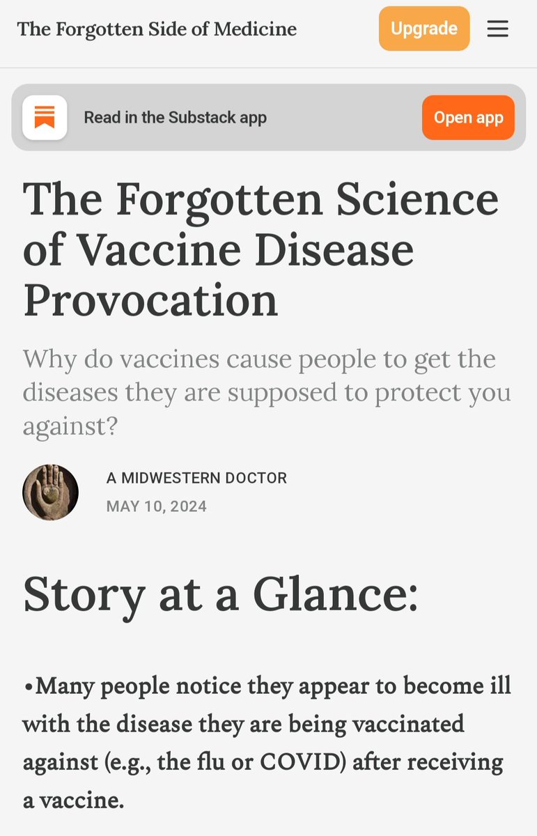 The Forgotten Science of Vaccine Disease Provocation By A Midwestern Doctor midwesterndoctor.com/p/the-forgotte…