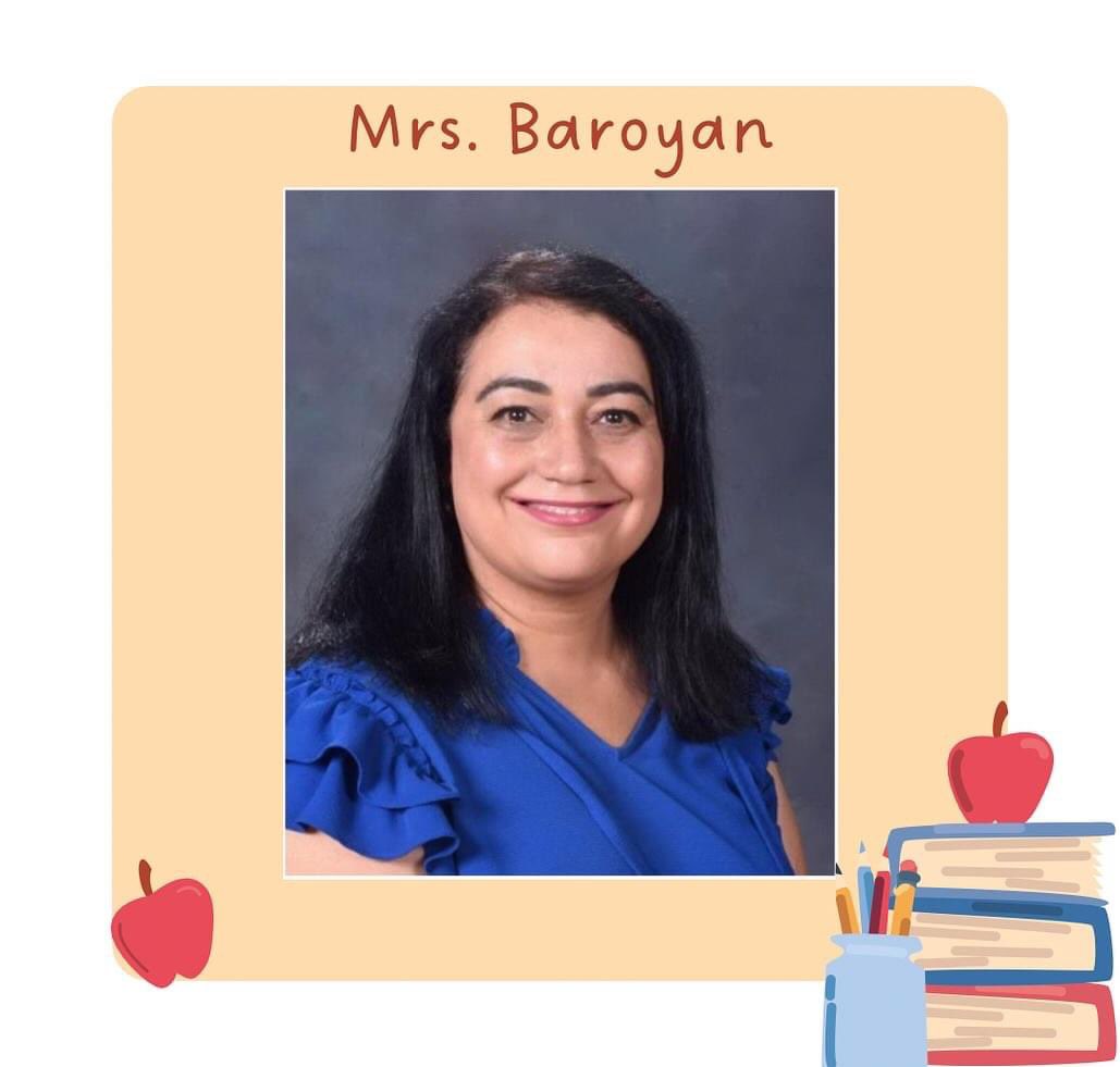 Congratulations to our very own Mrs. Baroyan for being named one of LAUSD’s Teacher of the Year! We are so proud of all your hard work and dedication to the profession. We are so lucky to have you at SOEC! 🍎@LAUSDSup @ScottAtLAUSD @LASchoolsNorth @LAUSDHR