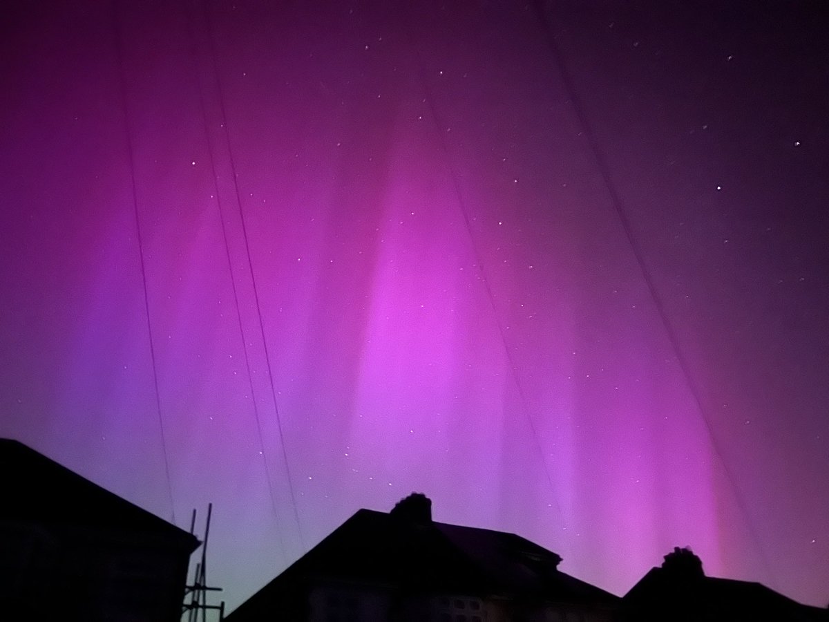 An incredible bucket list moment with #Auroraborealis #NorthernLights in Fareham!