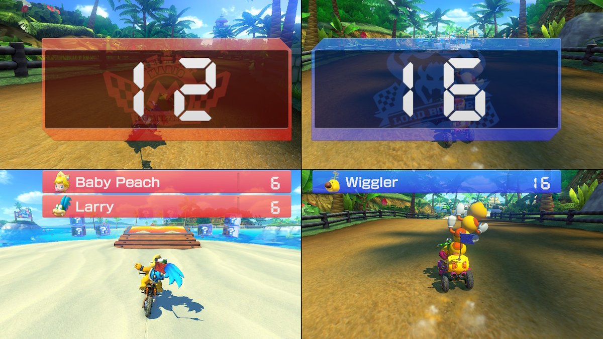 crushed these noobs  #MK8D #NintendoSwitch