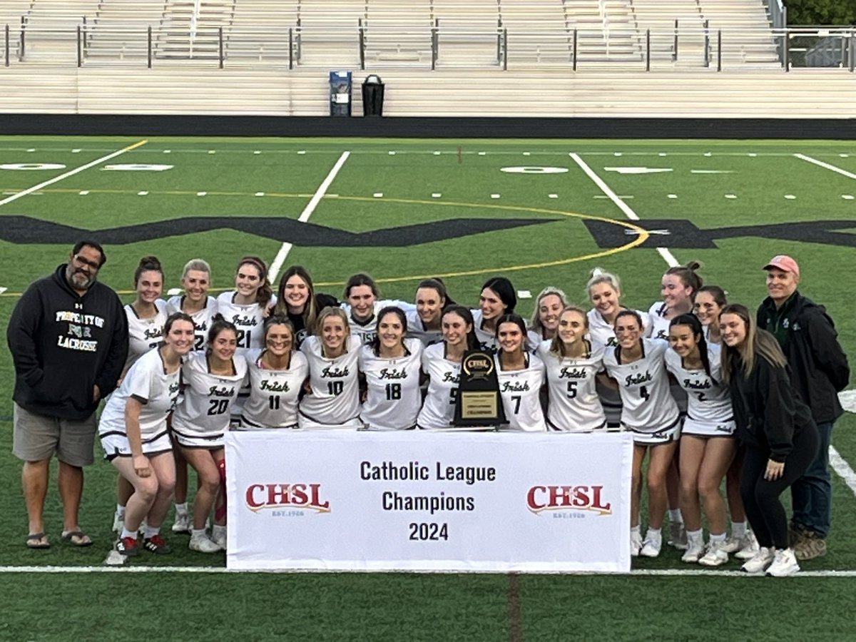 ‼️CHSL CHAMPIONS‼️ FGR Girls Lacrosse wins the @CHSL1926 AA Division tonight with the 14-8 win over Liggett! Great job! Go Irish! ☘️ Congratulations!