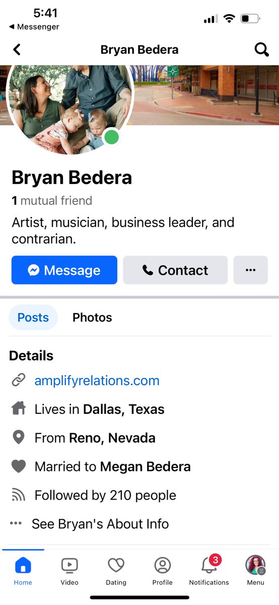The CEO of Amplify Relations didn’t like my statement and helpfully sent me proof of his Republican leanings unsolicited on Facebook. Thanks, Bryan! Hope it’s nice in Texas today!