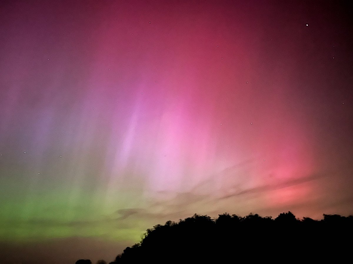 #Strasbourg #France (lat 48,5N)

#Auroraborealis #AuroraBoreal #aurora
⤵️