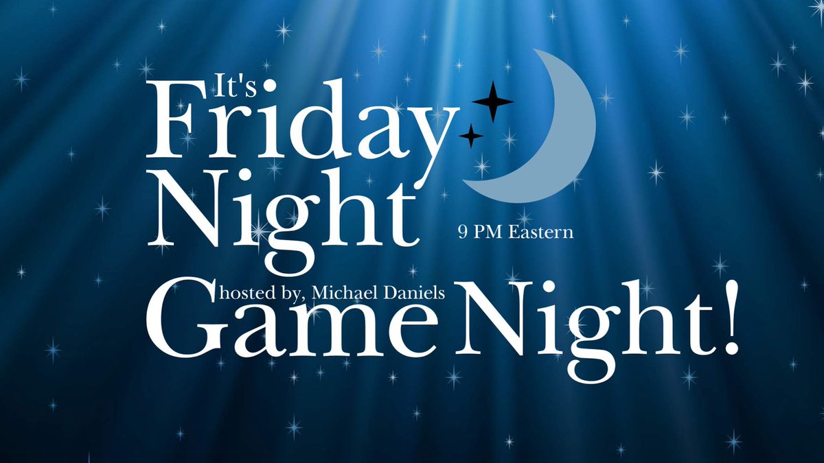 #FridayLiveGameShow starts in about 3 minutes! 

youtube.com/live/T6sFl7vrd…
