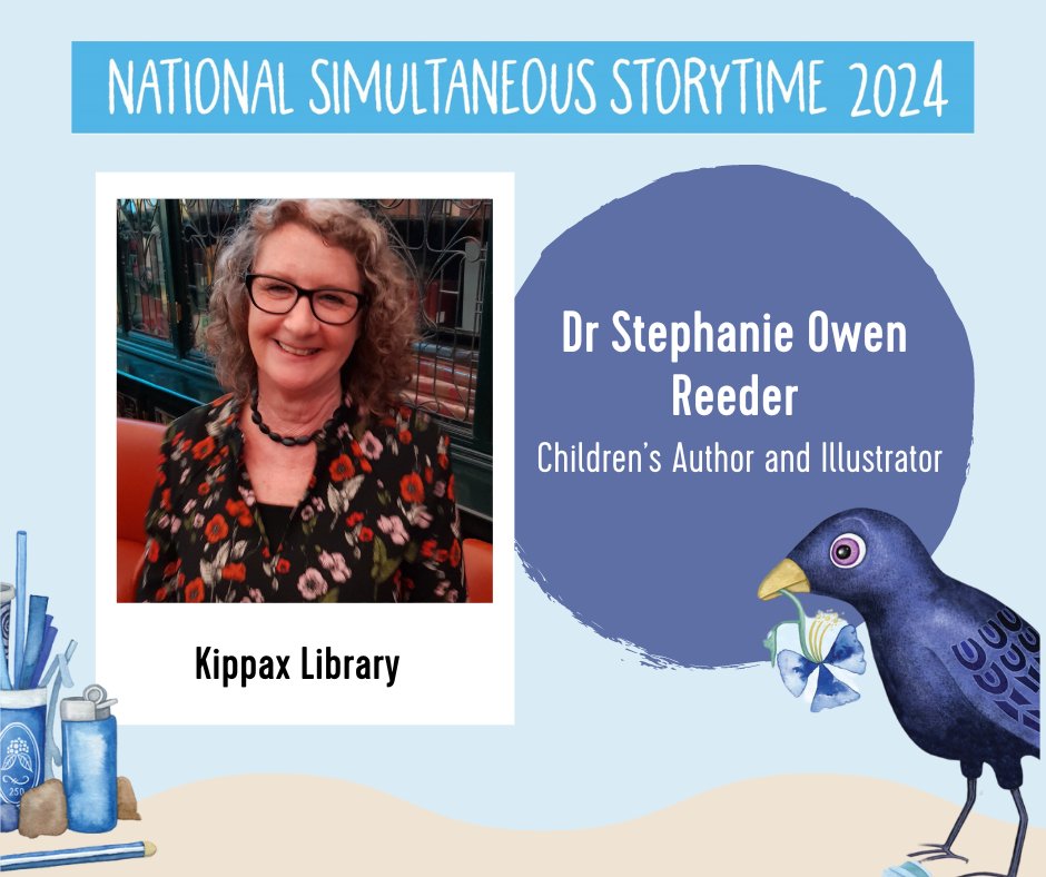 This year for National Simultaneous Storytime Libraries ACT is excited to announce special guest reader Dr Stephanie Owen Reeder! Dr Stephanie Owen Reeder is the author of over 20 books for children! To learn more and to register visit: library.act.gov.au/whats-new/what…!