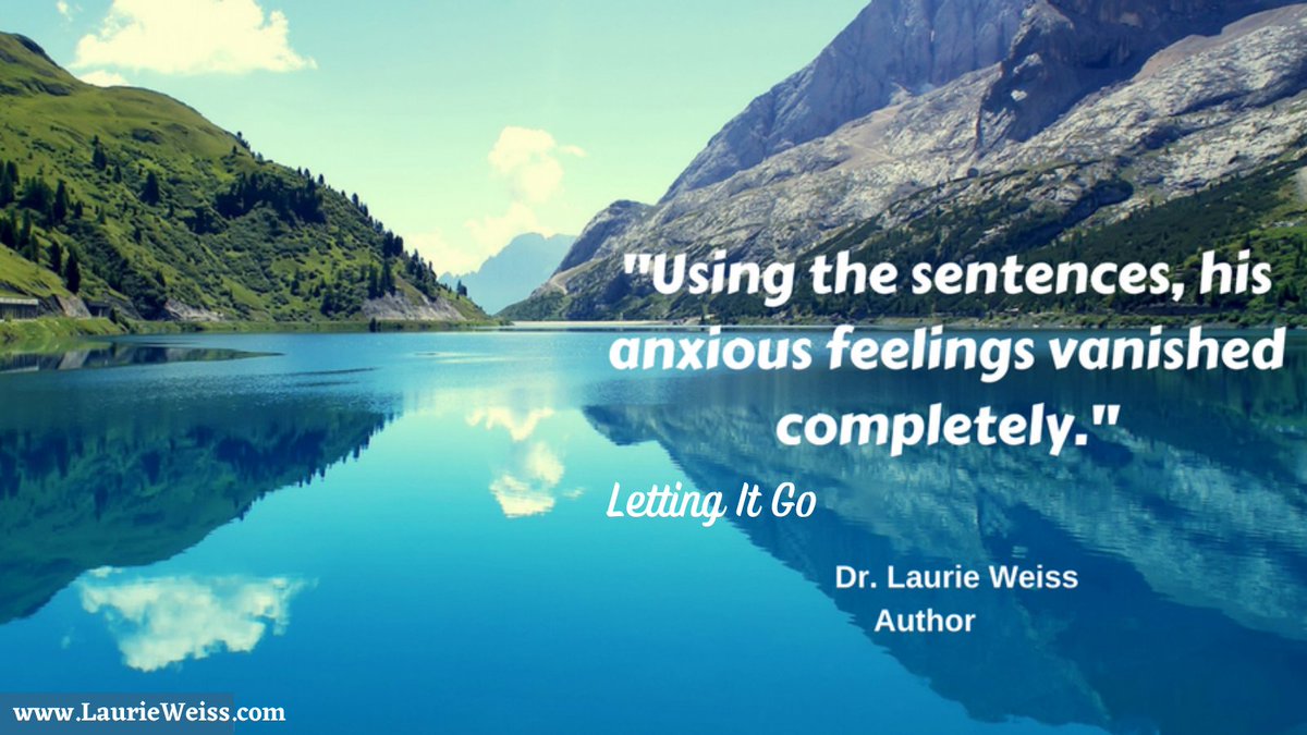 LaurieWeiss's tweet image. "Using the sentences, his anxious feelings vanished completely." - Dr. Laurie Weiss

Who do you #resent? Does remembering cause #anxiety? #Book shows you how to let it go. bit.ly/397WWJV… via @BublishMe