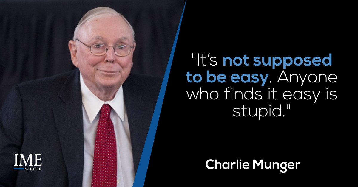 #investmentTips by  #CharlieMunger