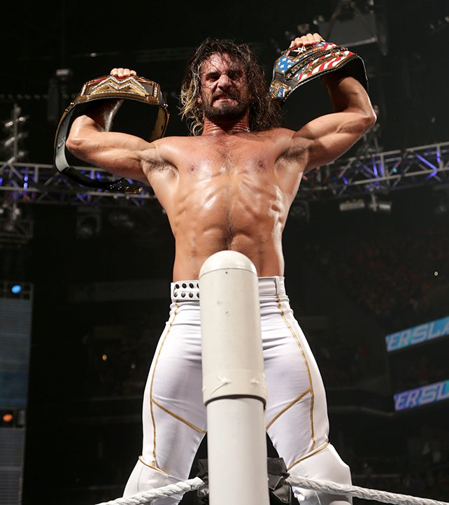 Seth Rollins is the only wrestler to hold both WWE World Heavyweight Championship and United States Championship

No one should redo this accomplishment.