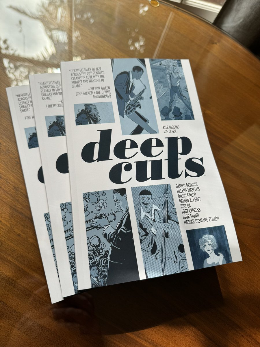 If you’ll allow me a moment, I’d like to say a few things about Deep Cuts, our humanist, historical fiction comic from @ImageComics that spans six decades of American music and jazz. A 🧵—
