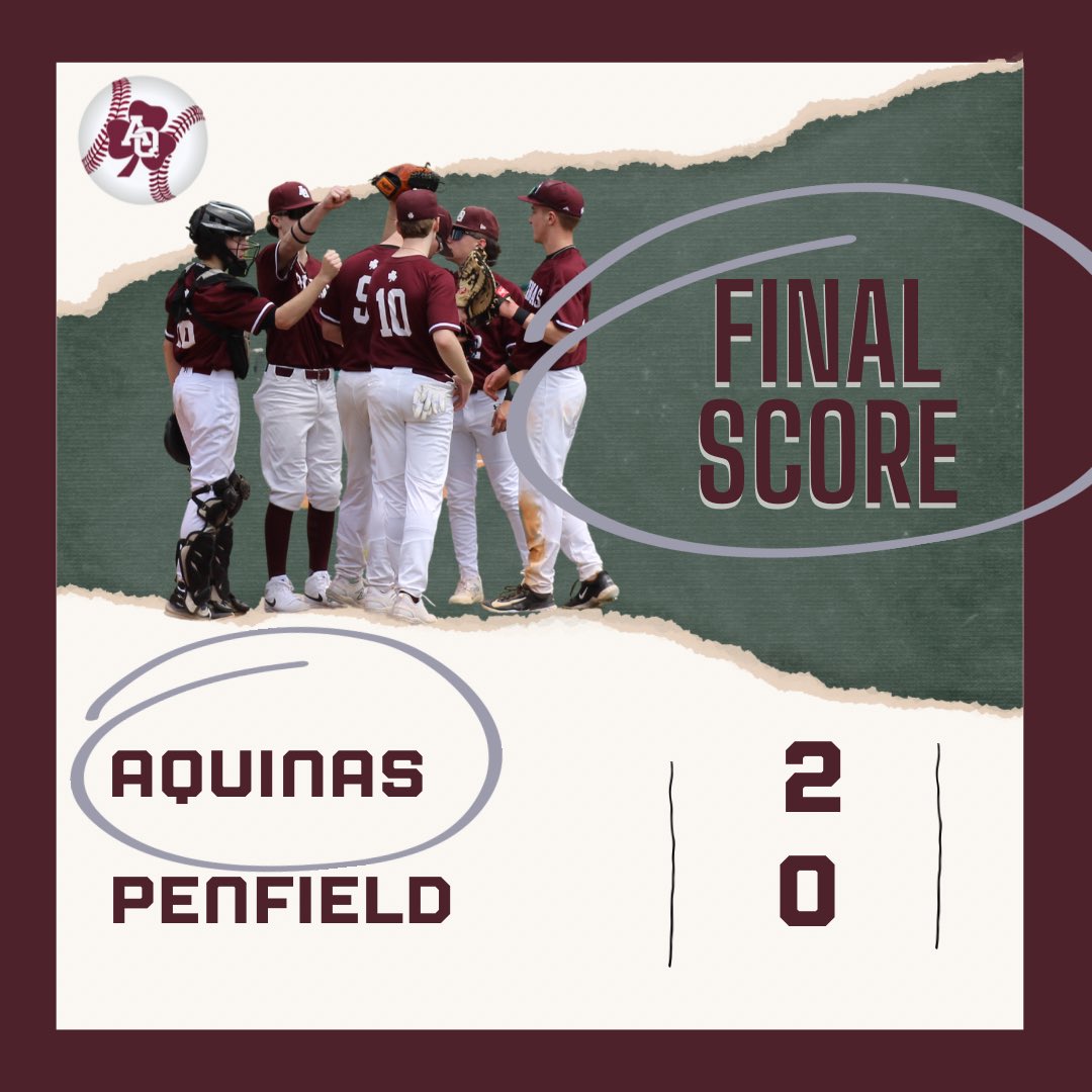 AQ Baseball (@baseballaq) on Twitter photo AQ with the WIN for the Seniors! <a href="/MikeCalogero25/">Michael Calogero</a> 5.2 IP, 4 K; 1-2, 2B; Lewin 1-2, RBI; Marotta 1-3, SB. #AQProud ☘️⚾️
<a href="/AQ__Athletics/">Aquinas Athletics</a> <a href="/AQPrincipal/">AQPrincipal</a> <a href="/DaveEustis/">Dave Eustis</a> @jjdandc <a href="/PickinSplinters/">Paul Gotham</a> <a href="/baseballsectv/">Section V Baseball</a> <a href="/PrimetimeBall_/">Primetime585⭕️</a> <a href="/NewYorkMaxPreps/">New York MaxPreps</a> <a href="/gametime585/">thejmacshow</a> AQ with the WIN for the Seniors! <a href="/MikeCalogero25/">Michael Calogero</a> 5.2 IP, 4 K; 1-2, 2B; Lewin 1-2, RBI; Marotta 1-3, SB. #AQProud ☘️⚾️
<a href="/AQ__Athletics/">Aquinas Athletics</a> <a href="/AQPrincipal/">AQPrincipal</a> <a href="/DaveEustis/">Dave Eustis</a> @jjdandc <a href="/PickinSplinters/">Paul Gotham</a> <a href="/baseballsectv/">Section V Baseball</a> <a href="/PrimetimeBall_/">Primetime585⭕️</a> <a href="/NewYorkMaxPreps/">New York MaxPreps</a> <a href="/gametime585/">thejmacshow</a>