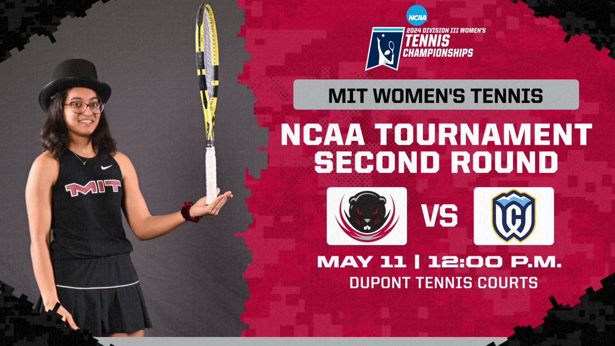 NCAA MATCH DAY! Come over to the DuPont Tennis Courts today at 12pm (10am if indoors) to cheer on No. 11 @MITWTennis in an @NCAADIII Tournament second round match vs. Whitman. #RollTech > Live Results: tinyurl.com/2ncrry2s