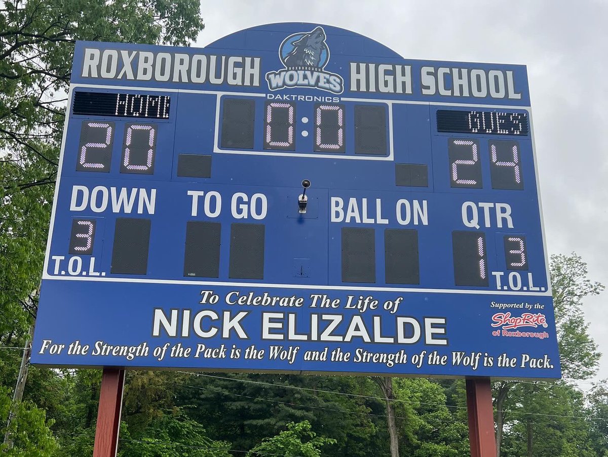 Two years ago little Nick lost his life in a senseless act of gun violence at my alma mater, Roxborough High . Today with his incredible family and community came together to honor him and recommit to end gun violence. Made possible by the generosity of Jeff & Sandy Brown.