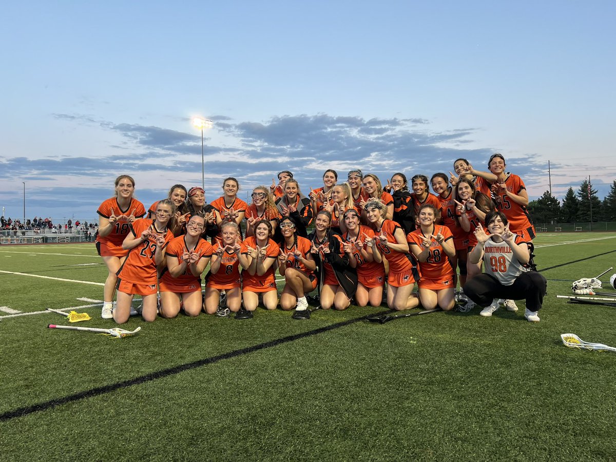 Mustangs with the 20-8 win over Livonia