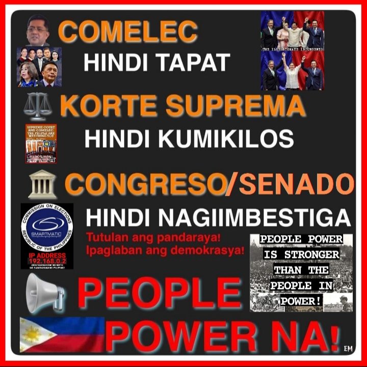ICHRP assessment of the Philippine election2022 was not free, honest, or fair by international standard. 
#SupremeCourtActNOW 
#SenateActNOW