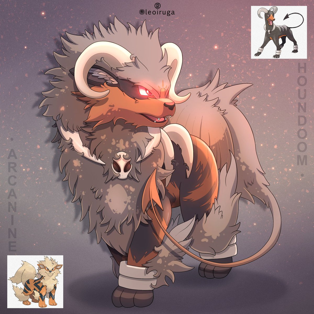 leoiruga's tweet photo. Arcanine and Houndoom Fusion
(Commission)
#pokemon #pokemonart #arcanine #houndoom #firepokemon #pokeart #poke #pokefusion https://t.co/5rZRMyDVUS