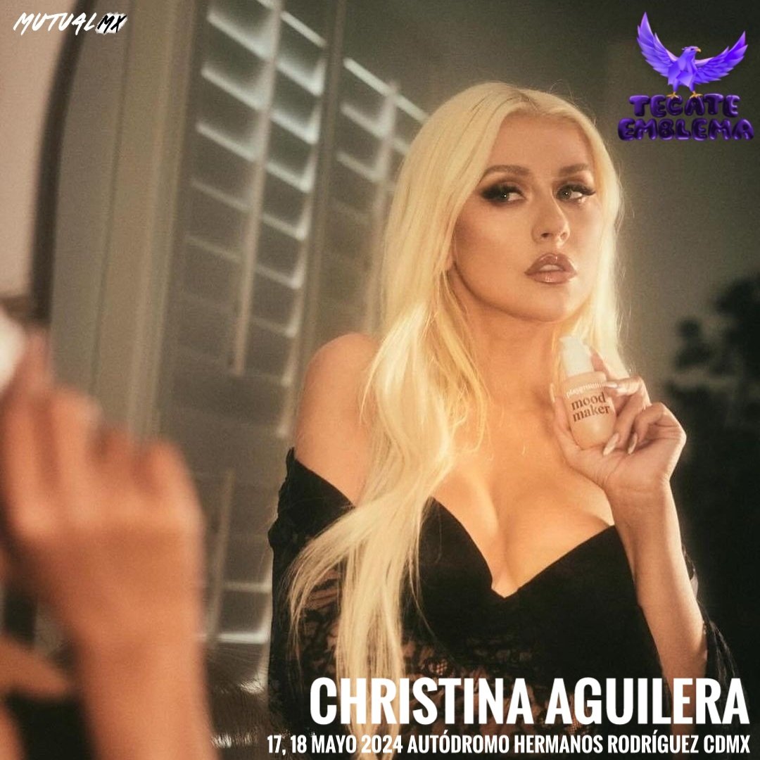Sin duda Christina Aguilera es uno de los actos más esperados de @TecateEmblema y del país entero este año. Con su amplio legado musical y su universo audiovisual, emocional y multicultural, ha marcado a más de una generación ✨🎶 @ocesa_total 🎟️: ticketmaster.com.mx/artist/2740892