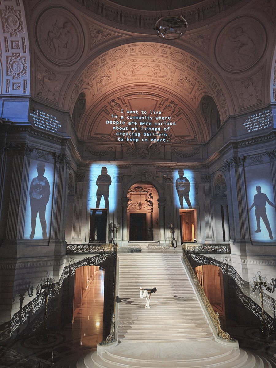 Tonight and Sunday, SF City Hall is being transformed for the first time into the dreamiest performance venue. Joanna Haigood’s The People’s Palace dance show is *stunning*! It’s free too. We are lucky to experience such talent ✨