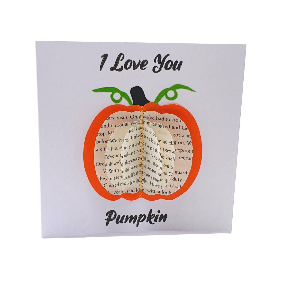 Pumpkin Card Gift creatoncrafts.com/products/pumpk… #Shopify #CreatonCrafts #mhhsbd #HandmadePaper