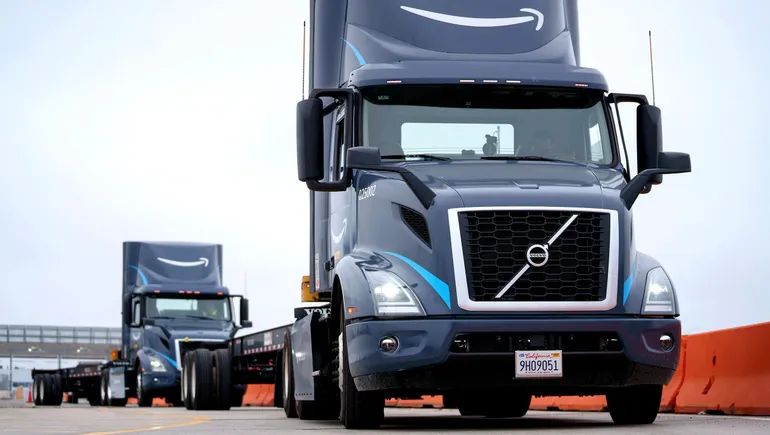 'Amazon to roll out 50 heavy-duty electric trucks in California' - - #supplychain #news buff.ly/4bdYBya