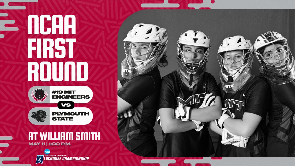 NCAA GAME DAY! Good luck to No. 19 @mitwlax in their @NCAADIII Tournament first round game against Plymouth State today at 1pm. #RollTech

> Video: tinyurl.com/4erzcc96
> Live Results: tinyurl.com/2vn2sz6j