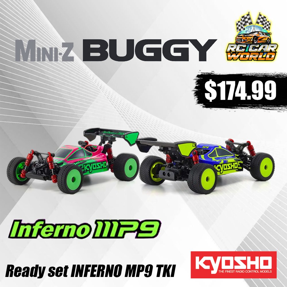 Mini-Z Buggy Ready Set INFERNO MP9 TKI
Available now at the store $174.99
Buy here: rccw.us/infernomp9
#RcKyosho #RcMiniZ #RcBuggy #RcReadySet #RcINFERNO #RcMP9 #RcTKI #RcCarWorld