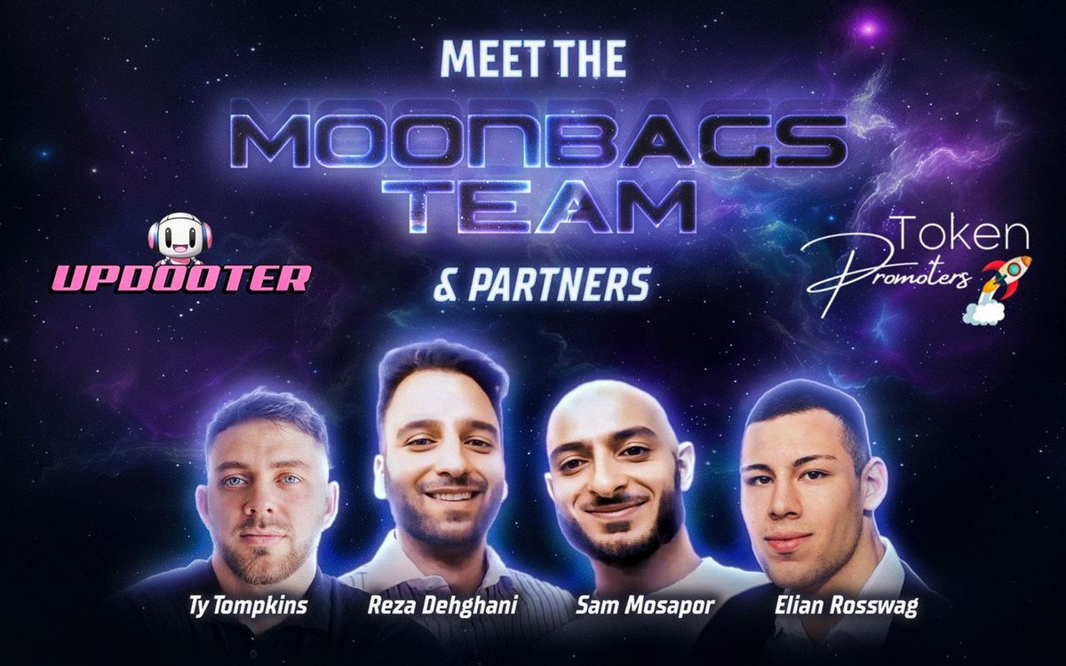 Meet the team behind the SolPod-incubated project Moonbags.App - $MBAGS 👩🏽‍🚀👩🏽‍🚀 We’ll also be holding a Meet the Team Video AMA soon, keep your eyes peeled 👀 🧵🧵🧵