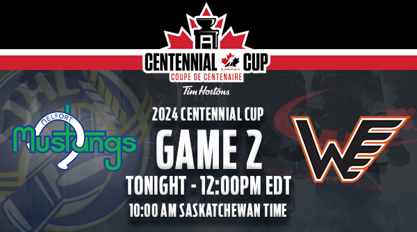 📣GAME DAY: It always means a little more when it's Saskatchewan vs Manitoba. @SJHLmlfmustangs vs @winklerflyers. Centennial Cup. Top of Group B so far on the line. It's going to be good. @cjhlhockey @HockeyCanada @HNLiveCA