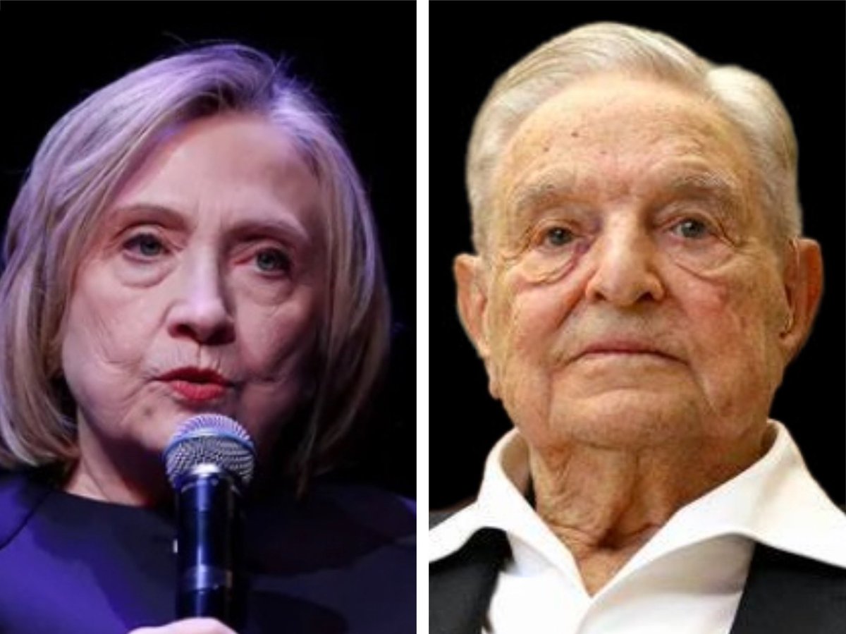 YIKES!! Anyone else think Hillary Clinton is looking more like George Soros these days?🙋‍♀️
