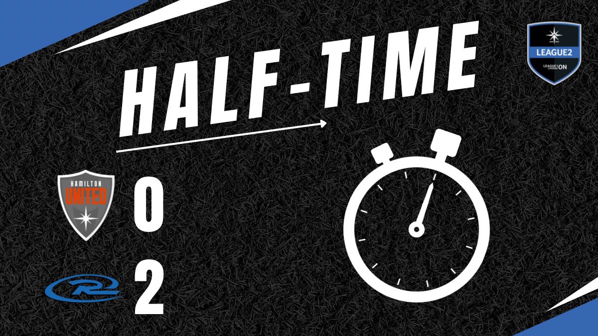 HT: @HamutdElite 0-2 @rush_canada A strong start from the visitors with goals from Michael Pais and Matthew Obohat #L1ONLive