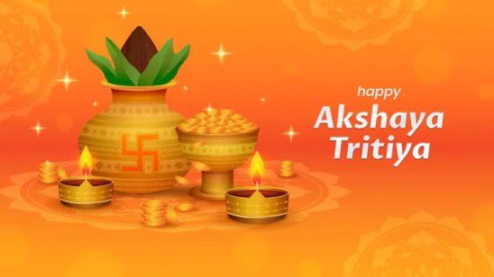 Happy #AkshayaTritiya for all who observed this blessed occasion.