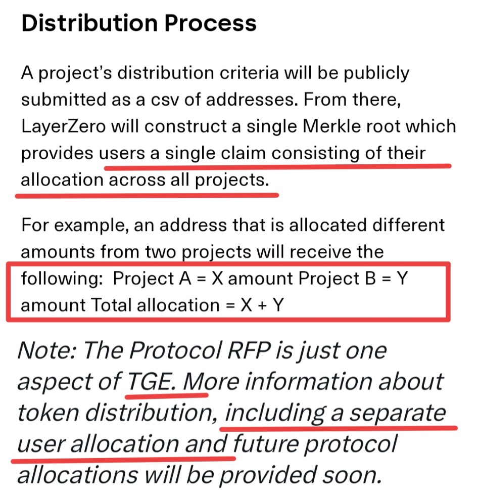 💥Great news for @LayerZero_Labs users

🪙They r giving extra allocations to top dapps on L0
💸These dapps will allot 90% to users, 10% to team

💱Means if u used more dapps
💰More $ZRO allocation

👇Final Airdrop look like
✅Actual drop+project 1 +project 2 so on.. 

💙Like
🔁RT