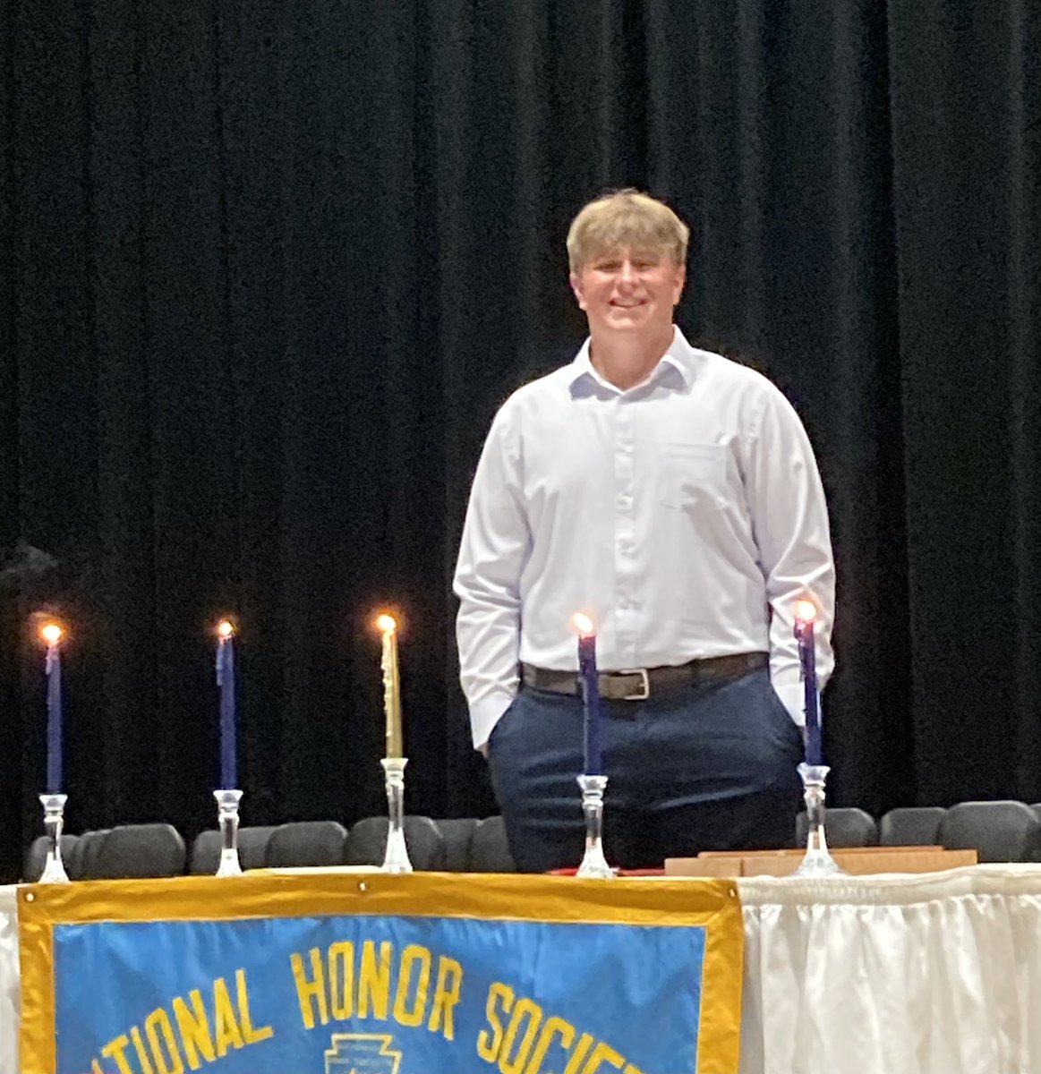 Thrilled and honored to be inducted into the national honors society today! Grateful for the opportunities that have led me here.