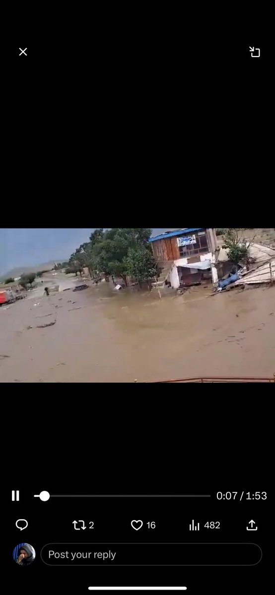 My heart goes out for our people in Baghlan province where severe flood has claimed 100s of lives. Local inhabitants say they have never witnessed such flood in their province. I hope UN agencies & NGOs immediately provide life saving assistance to the affected communities.