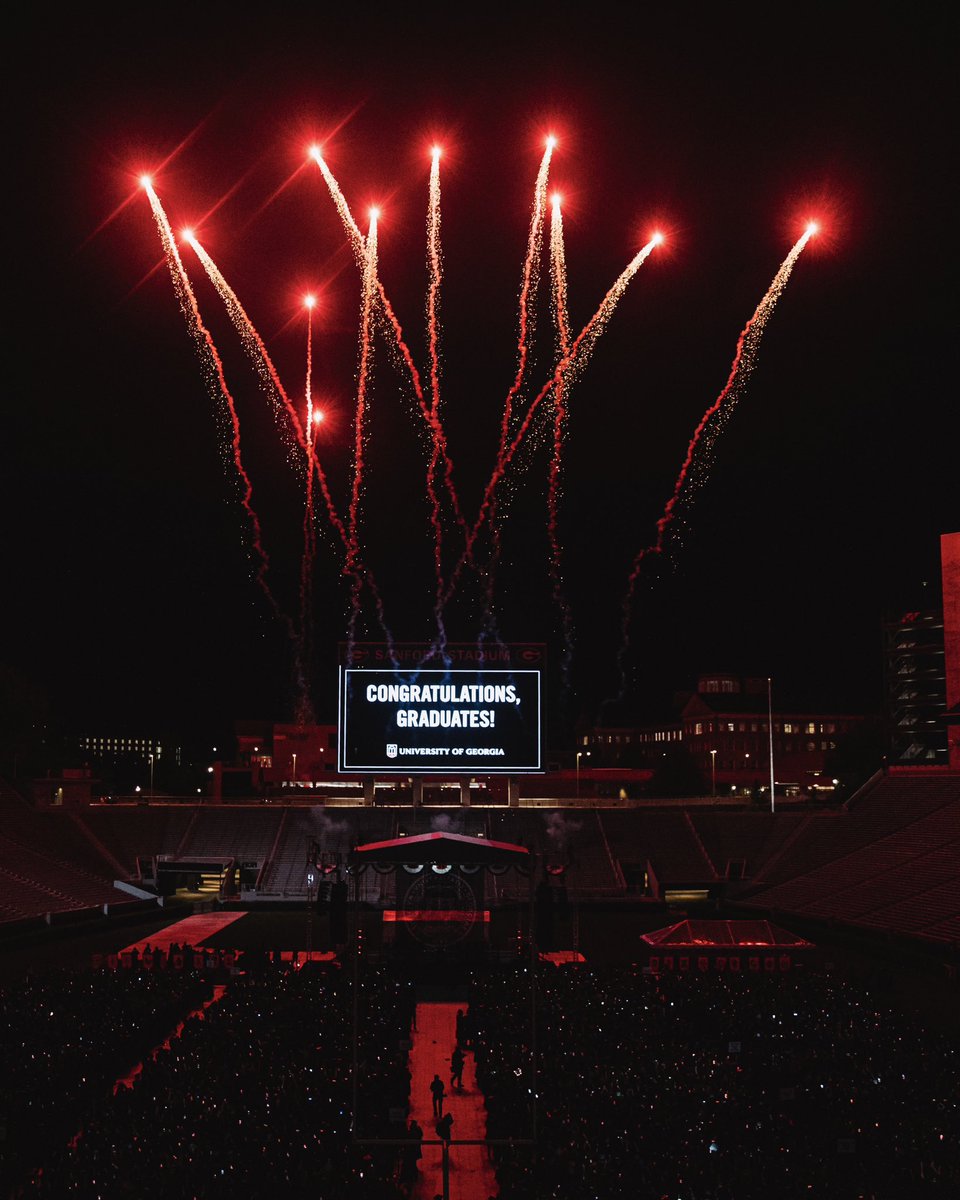 Congratulations to the newest graduates of the University of Georgia! #GoDawgs