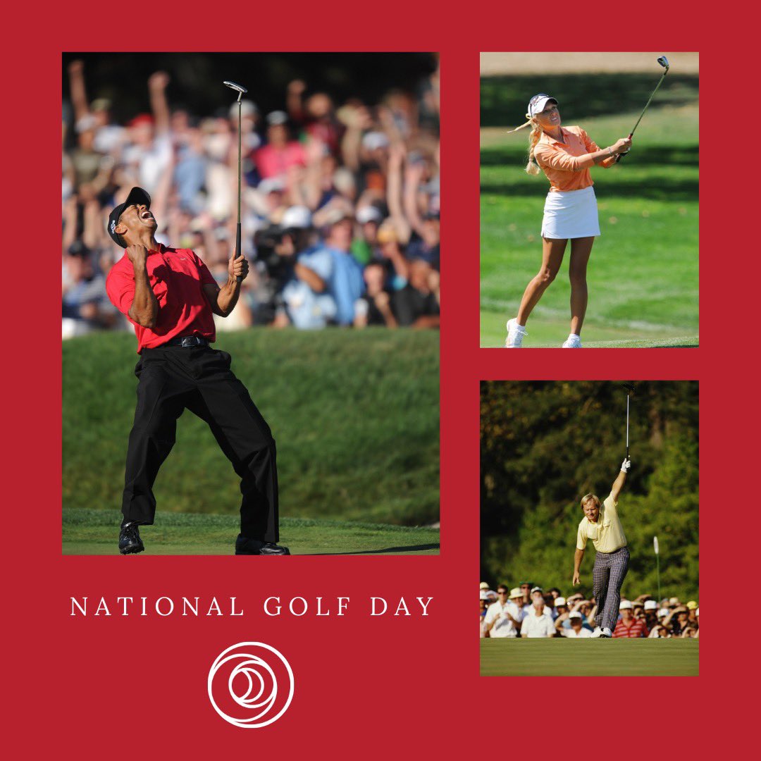 Happy National Golf Day! Today we honor the mastery, etiquette, and heritage of the sport. ⛳️ #NationalGolfDay