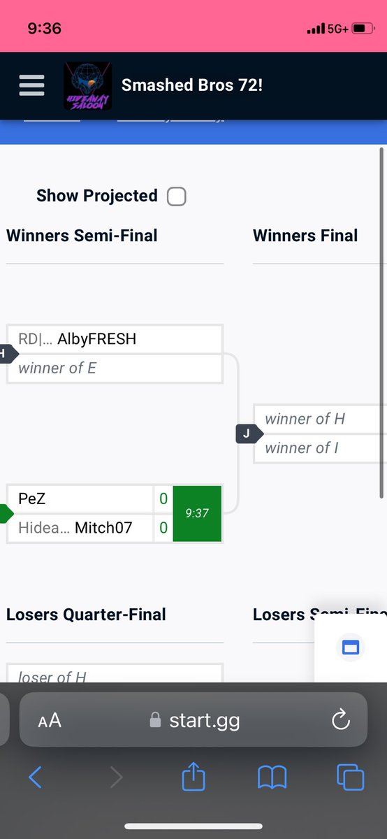I got the 1 seed over <a href="/PeZSSB/">Eric Perez</a> and <a href="/ssbu_izzt/">Harp | Izzt</a> waiting in winner semis 🤣😭