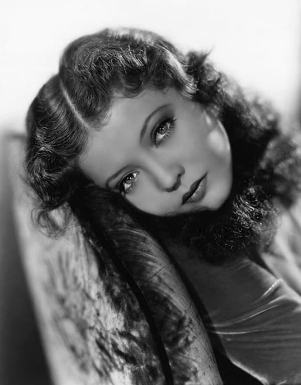 The soulful and expressive eyes of Sylvia Sidney at her height in film, 1930s........