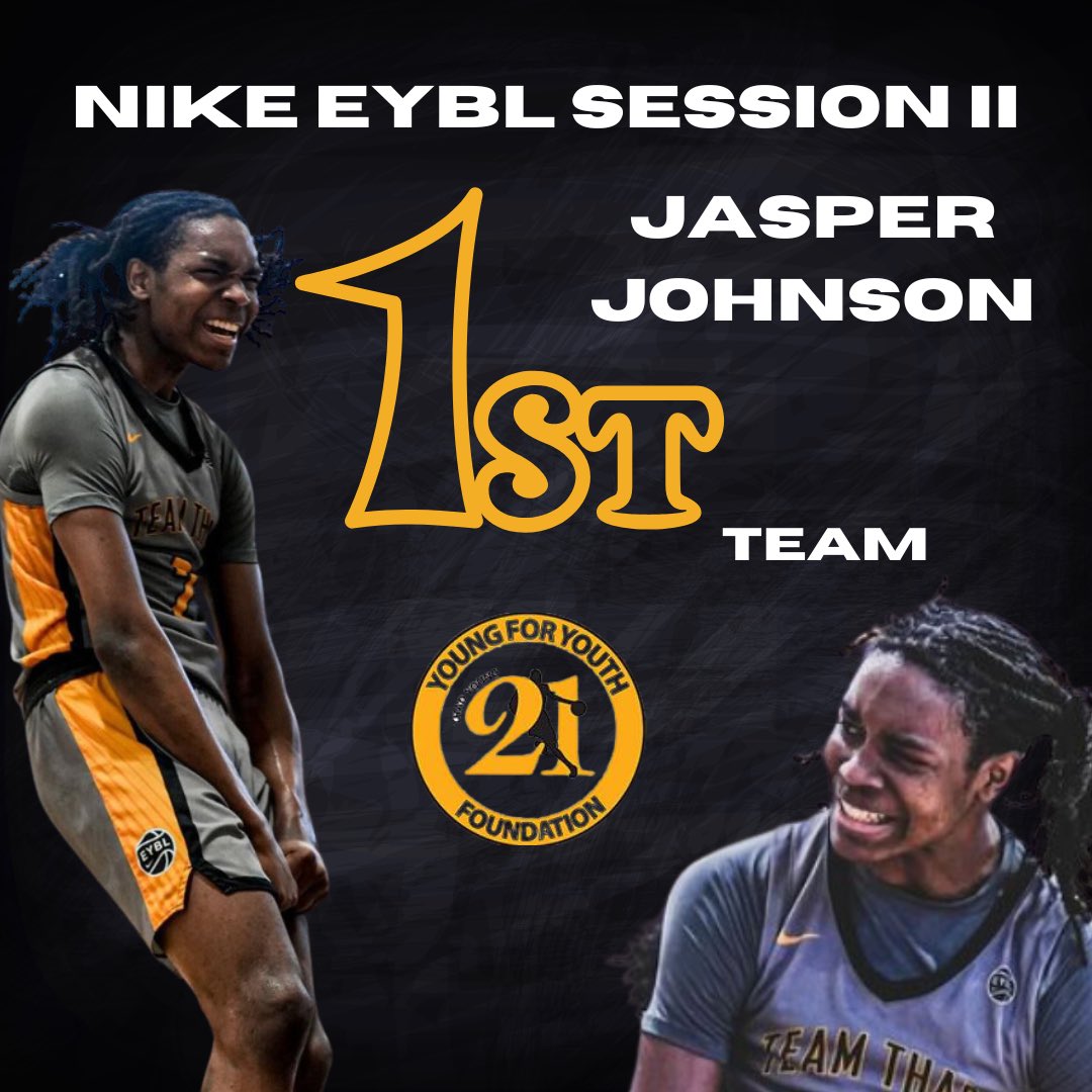 TeamThadNation's tweet photo. Jasper Johnson has had a great start to the Nike EYBL season, showcasing why he is the best guard in the 2025 class π«‘
#PointGuardUniversity and #TTN Member Jasper Johnson was named π₯ team of Nike EYBL Session II πͺ and π₯ team in session 1 #TTN ππ€ #TheBrotherhood https://t.co/6h07JtIUhm