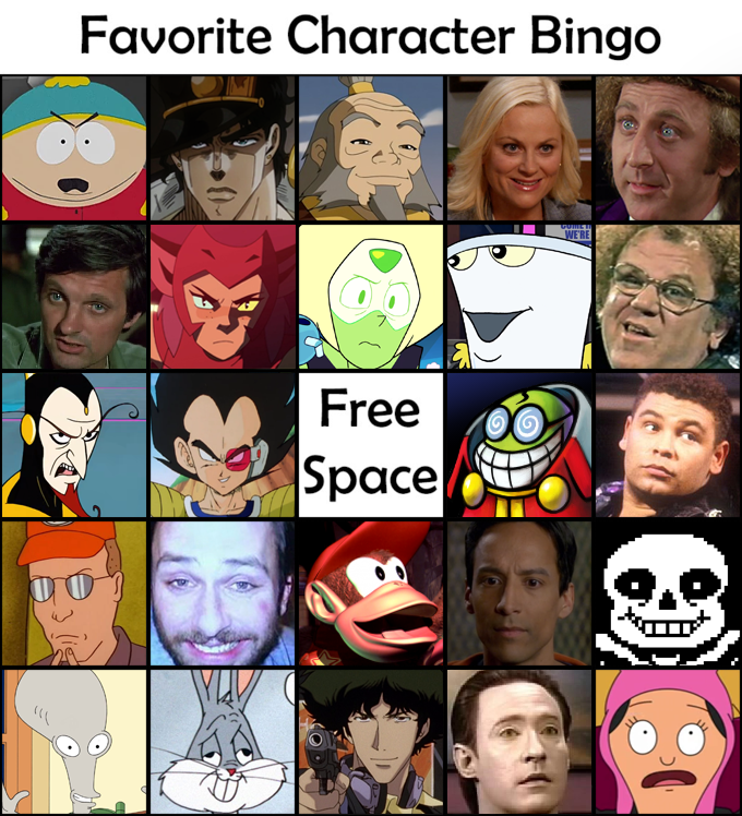 Get to know me: But its too hard to choose 4 so here's my bingo card instead