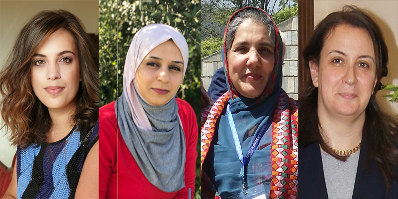 A tribute to accomplished scientists from four different lands in the Middle East and Asia: Marie Abboud (Lebanon) Hadil Abualrob (Palestine) Anisa Qamar (Pakistan) Hoda Abou Shady (Egypt) physics.aps.org/articles/v14/35 #WomenInSTEM