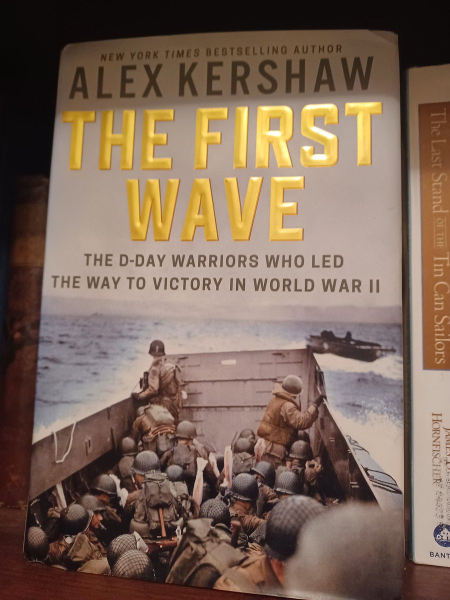 Just in time for my 80th anniversary D-day read. The first wave by @kershaw_alex. Next time your grandpa puts his TV on the wrong input, just remember what these boys did! #duty #honor #sacrifice #Gratitude