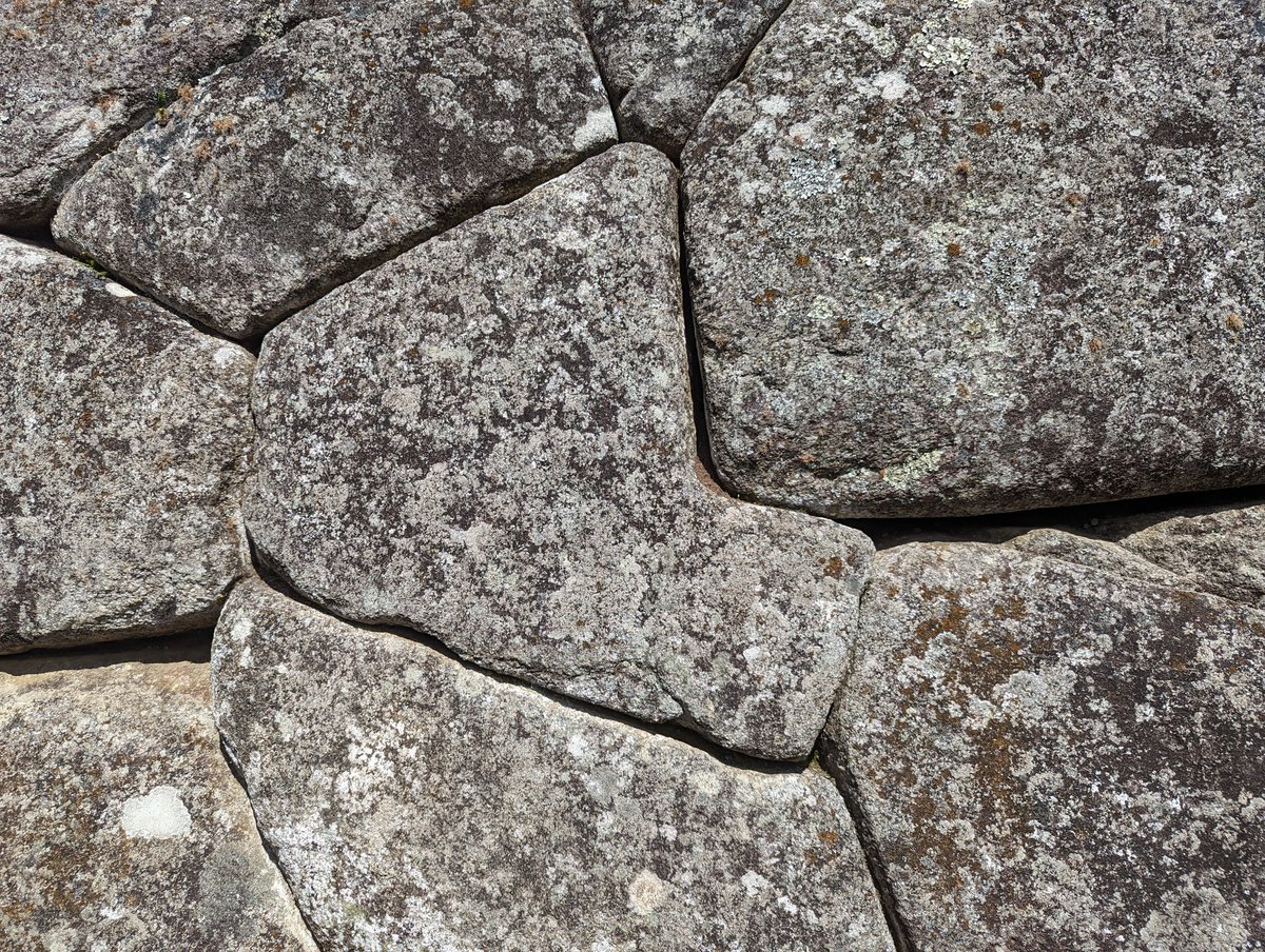 Some of the incredible stonemasonry on display at Machu Picchu. These blocks were layed without mortar