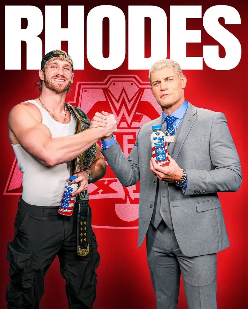 So hyped for Logan Paul to elevate Cody Rhodes’ career 🍿🍿😭😭