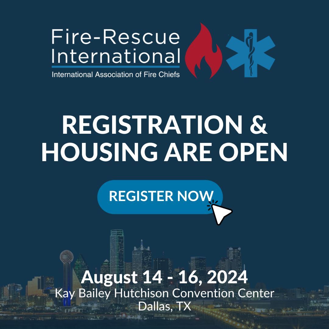Gear up for #FRI2024! Registration and housing are officially open. 🔥 Join us for cutting-edge education, networking opportunities, and the latest innovations in fire and emergency services. Register now and book your hotel to secure the best rates. buff.ly/3wxn5U6