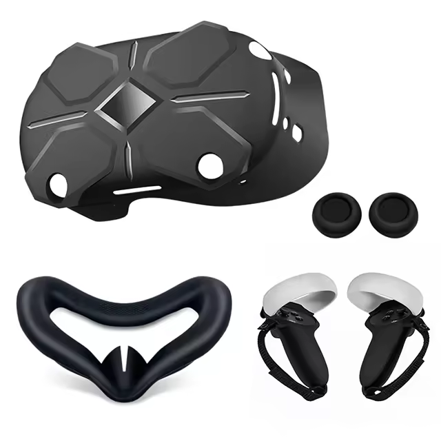 Enhance VR Experience with Our Oculus Quest 2 Cover Set!😎

🛡️Touch Controller Shell for improved grip and protection
😍Lens Rod for safeguarding your lenses against scratches
💎Handle Grip for a more ergonomic and immersive gaming experience
#VR #QUEST #OCULUS #QUEST2  #QUEST3