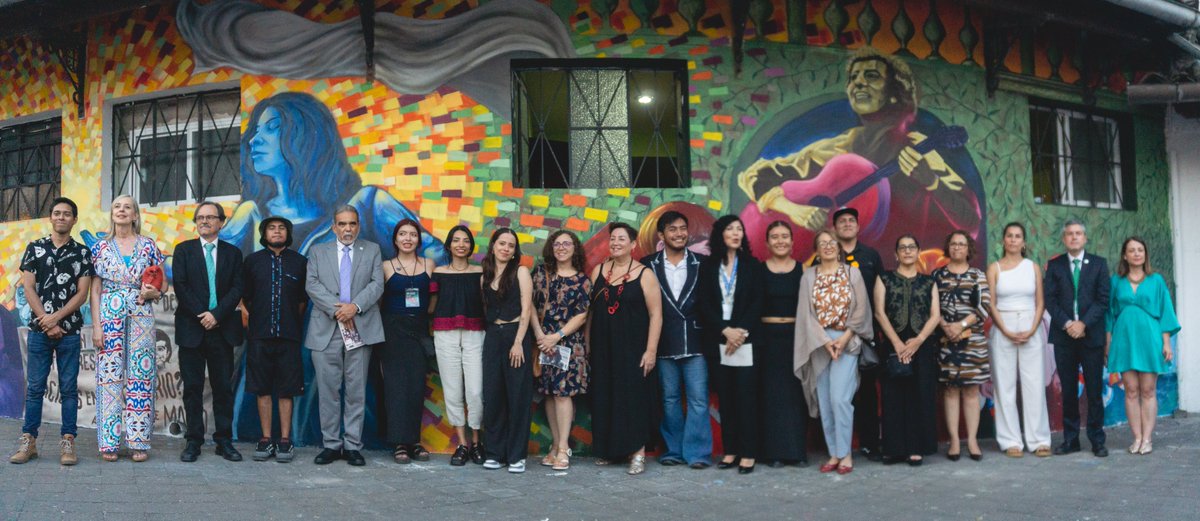 Revive la inauguración del mural: Memoria resiliente, realizado por estudiantes de la Facultad de Artes de la Universidad Veracruzana #FILU2024